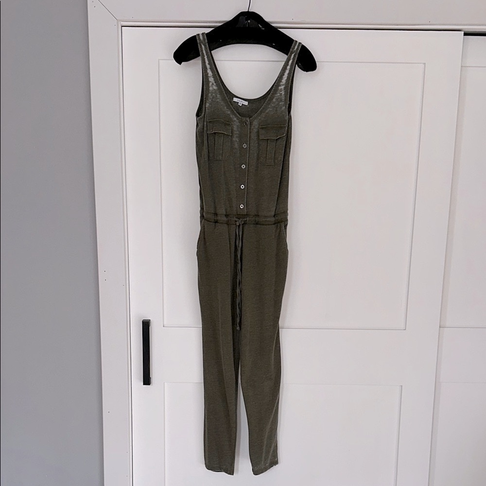 Z SUPPLY distressed jumpsuit